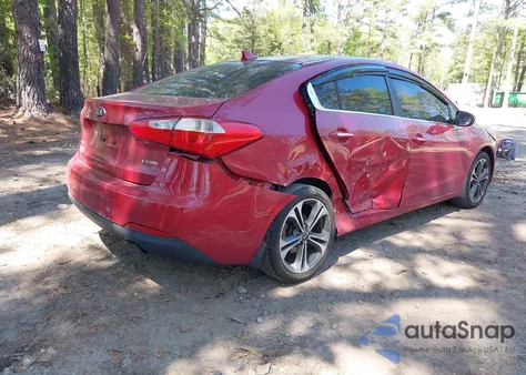 2014 Kia Forte Ex из США, поврежденный, VIN KNAFZ4A8XE5070236